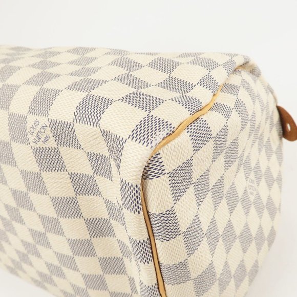Speedy 30 Damier Azur Hand Bag - Picture 7 of 9